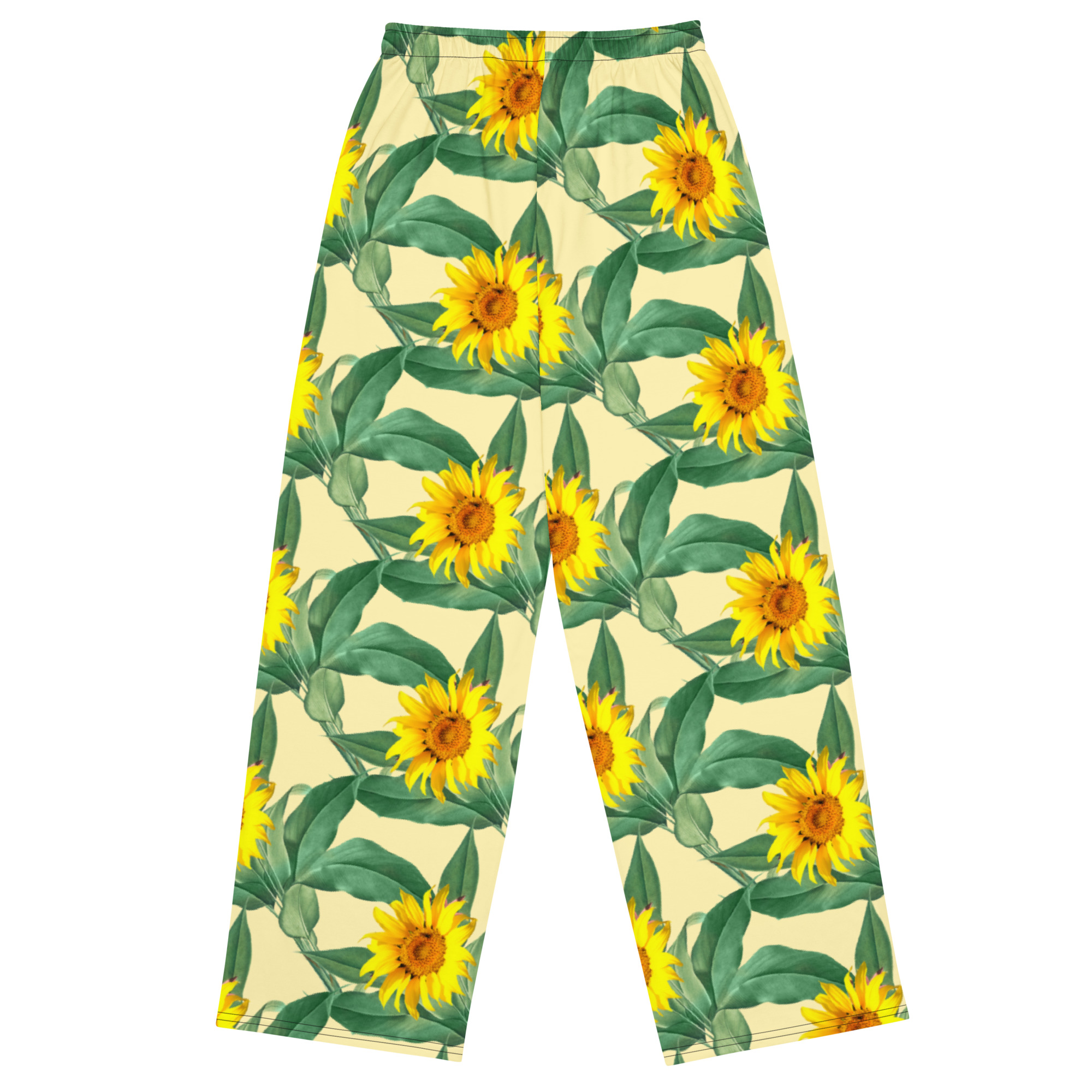 All-over print unisex wide-leg pants - Image 2