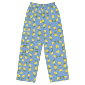 All-over print unisex wide-leg pants