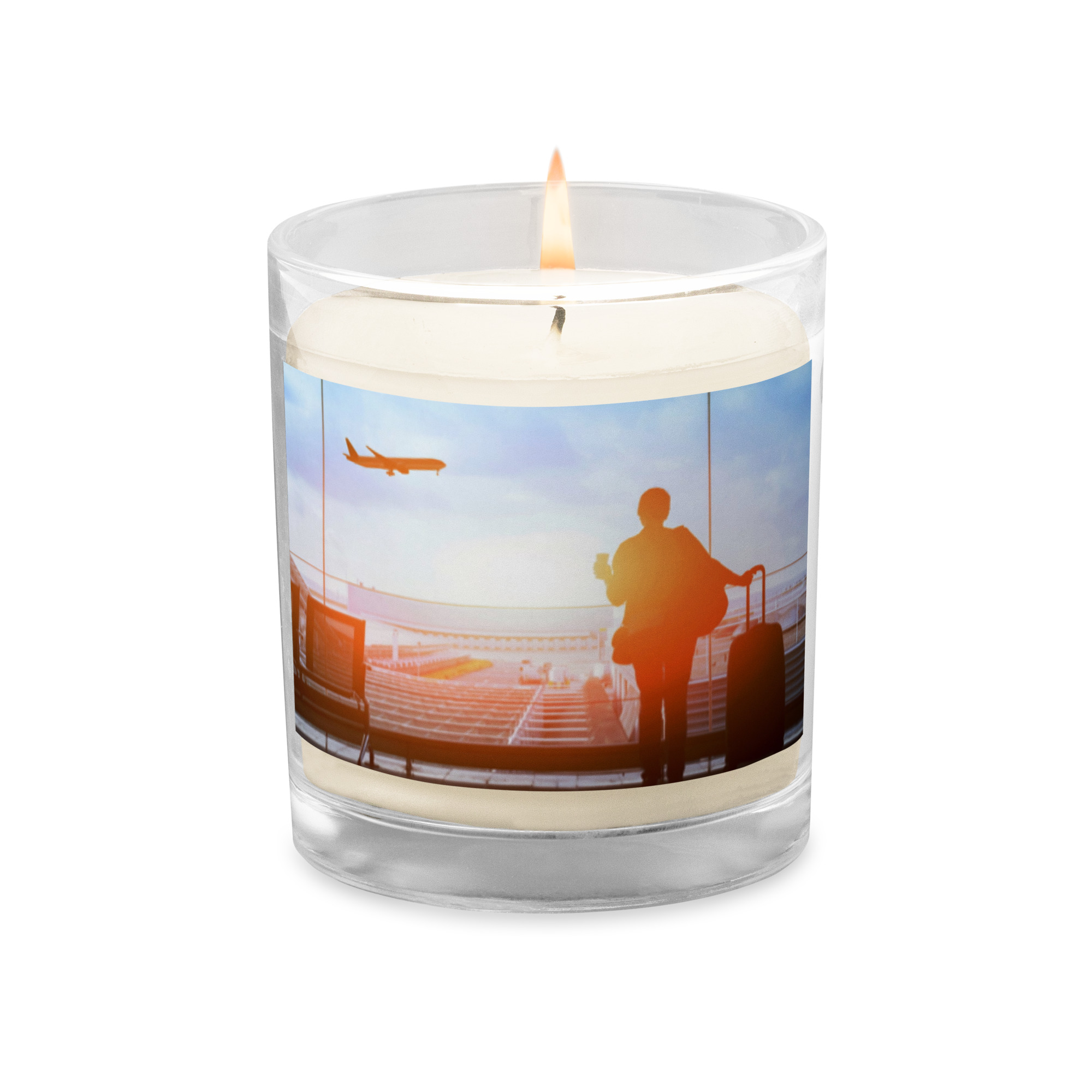 Glass jar soy wax candle - Image 2