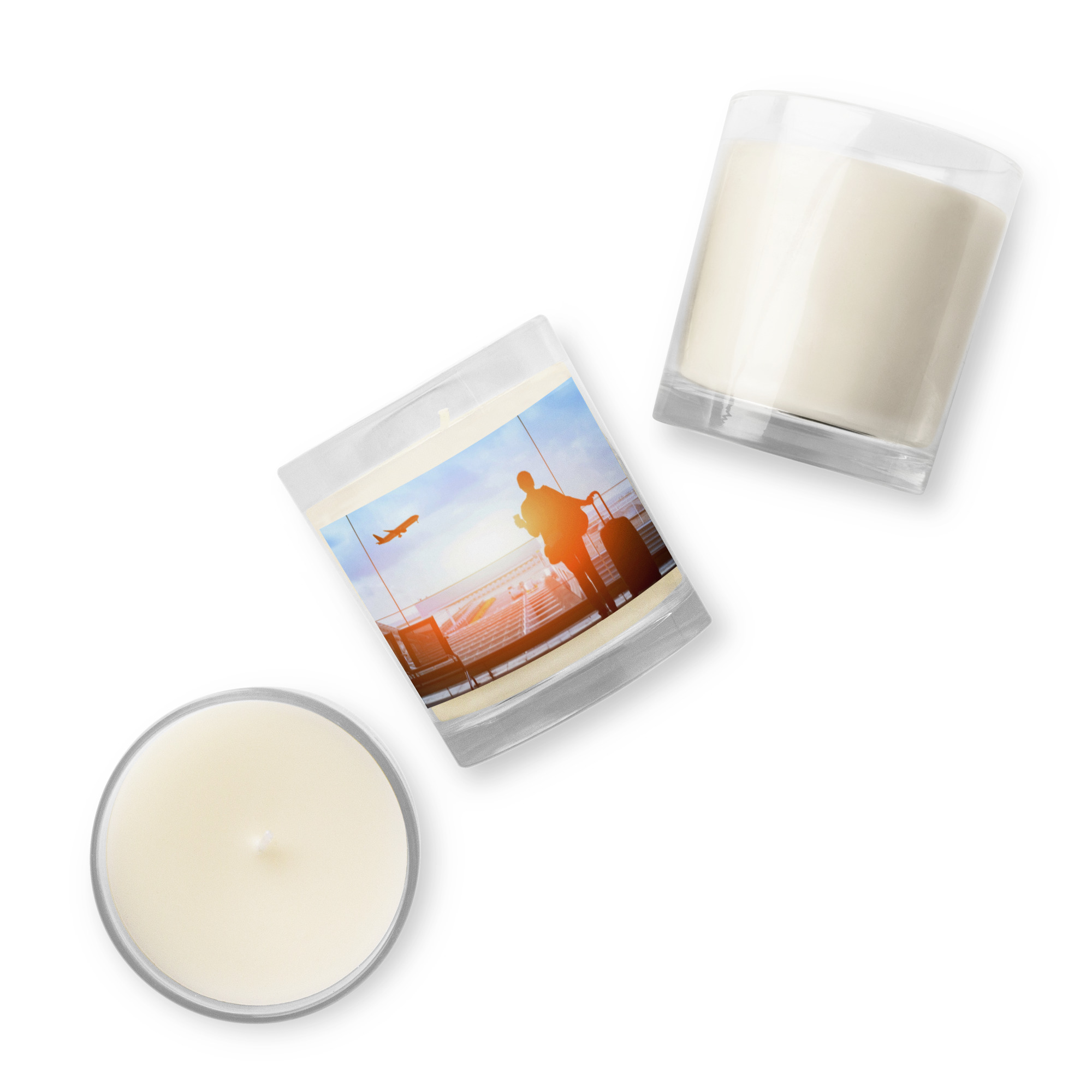 Glass jar soy wax candle - Image 4