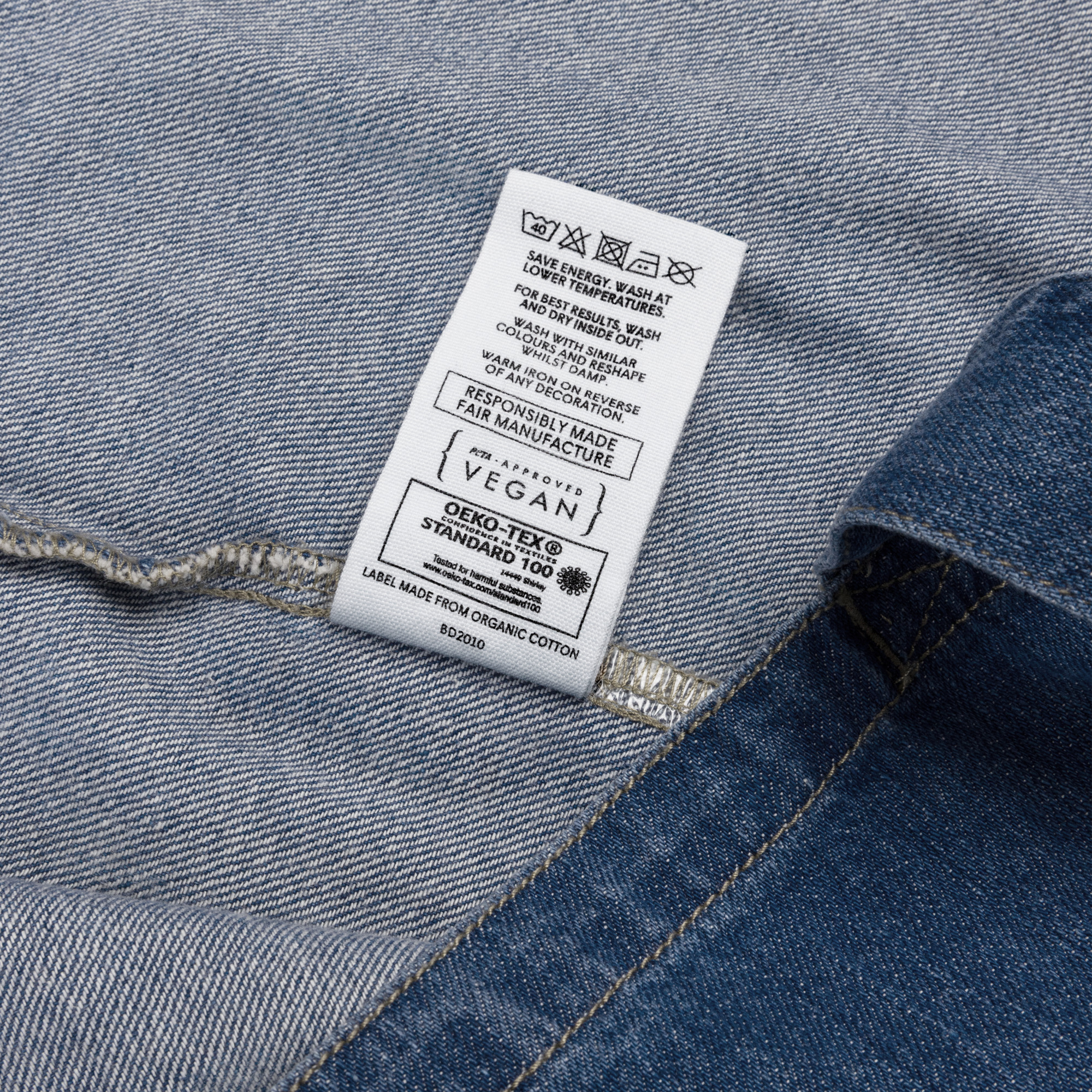 Organic denim tote bag - Image 6