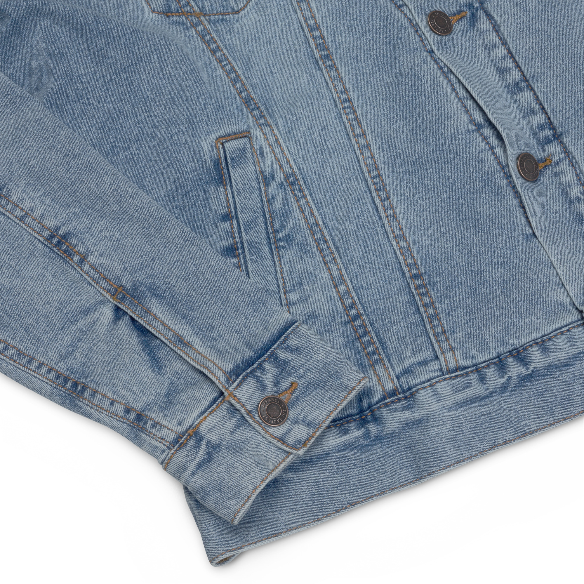 Unisex denim sherpa jacket - Image 6