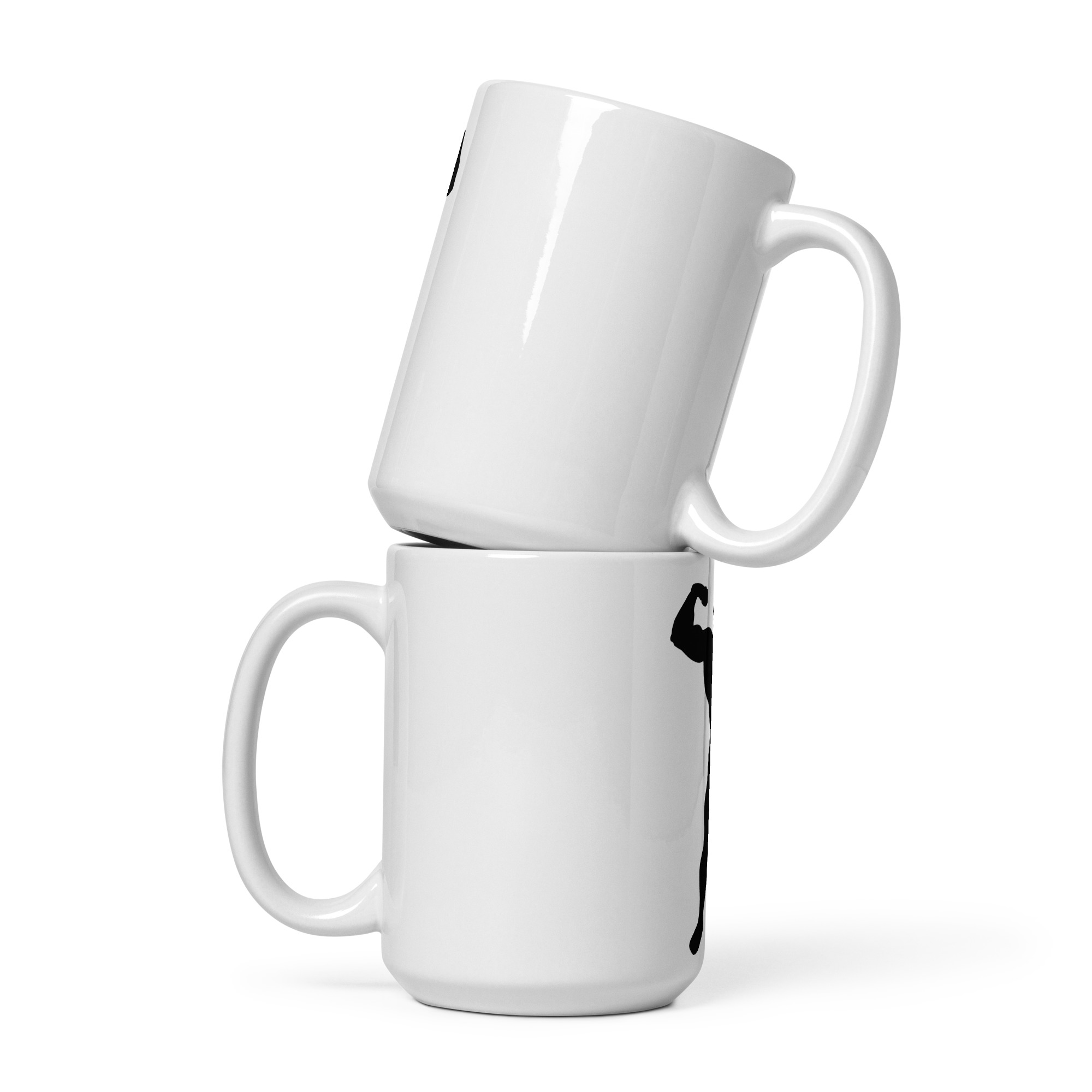 White glossy mug - Image 2