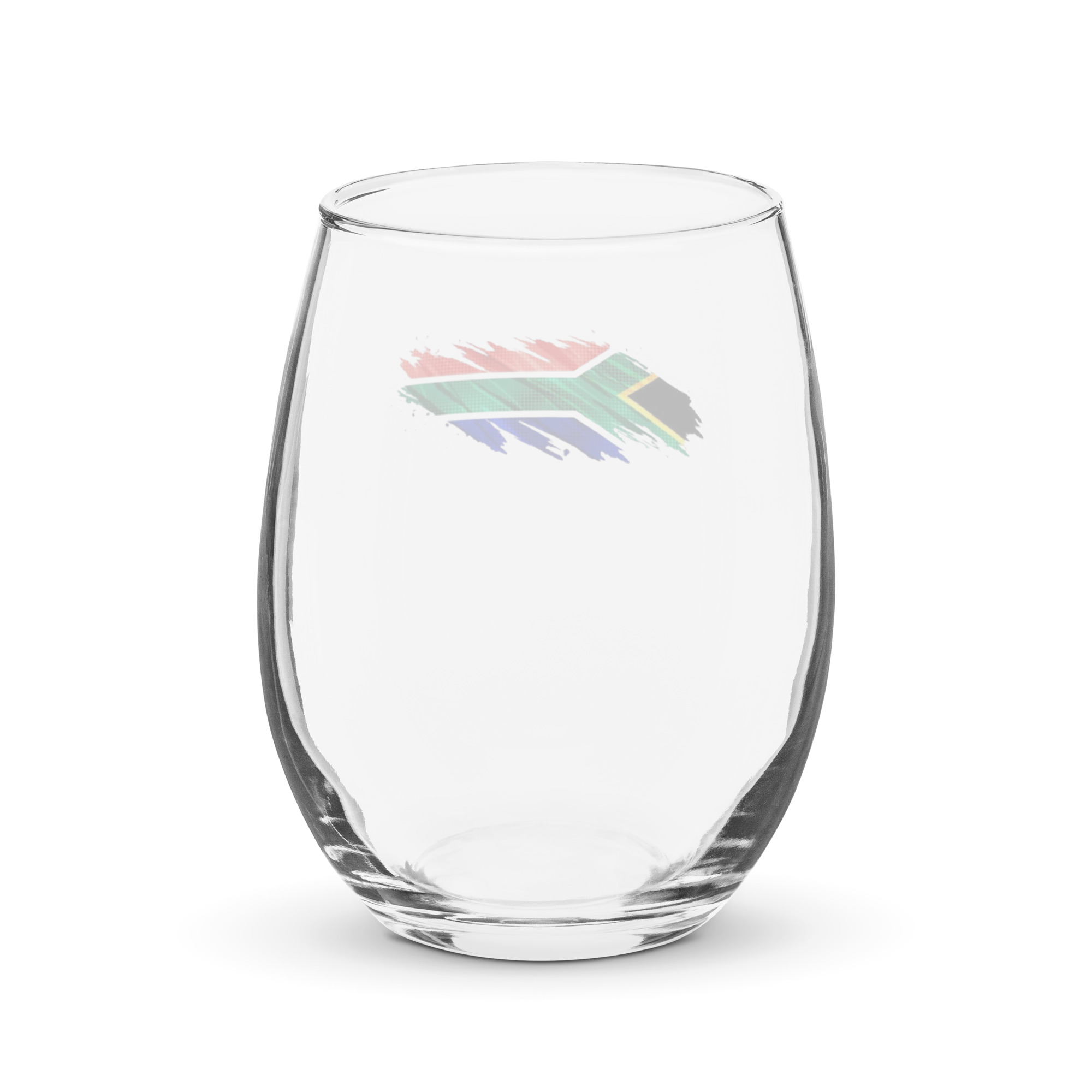 South Africa Flag Stemless wine glass - Image 2